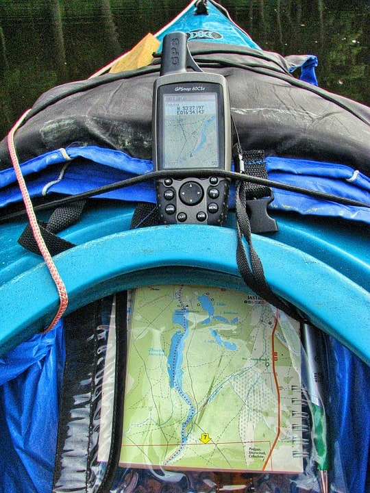 Alle Infos auf dem Schirm des GPS