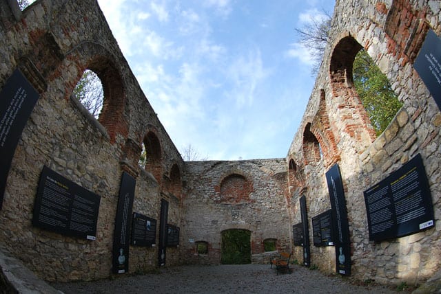 ruine scharfeneck idee-für-betriebsausflug mannersdorf niederoesterreich geocaching