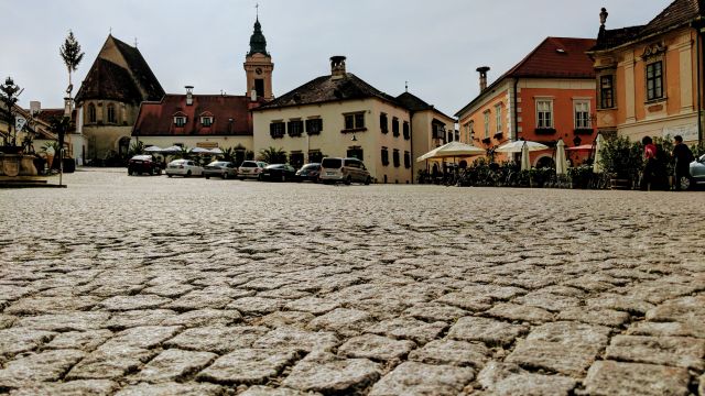 burgenland rust stadtplatz kaffeehaus café kirche parken geocaching fahrradtour teambuilding mgs