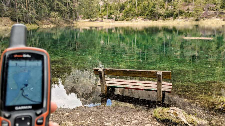Grüner See Geocaching Teamevent Betriebsausflug Idee
