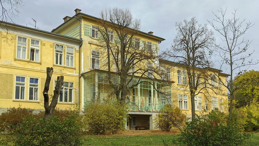 geocaching baumgartner hoehe steinhofgruende otto wagner spital teamevent betriebsausflug pavillon erholungsgebiet
