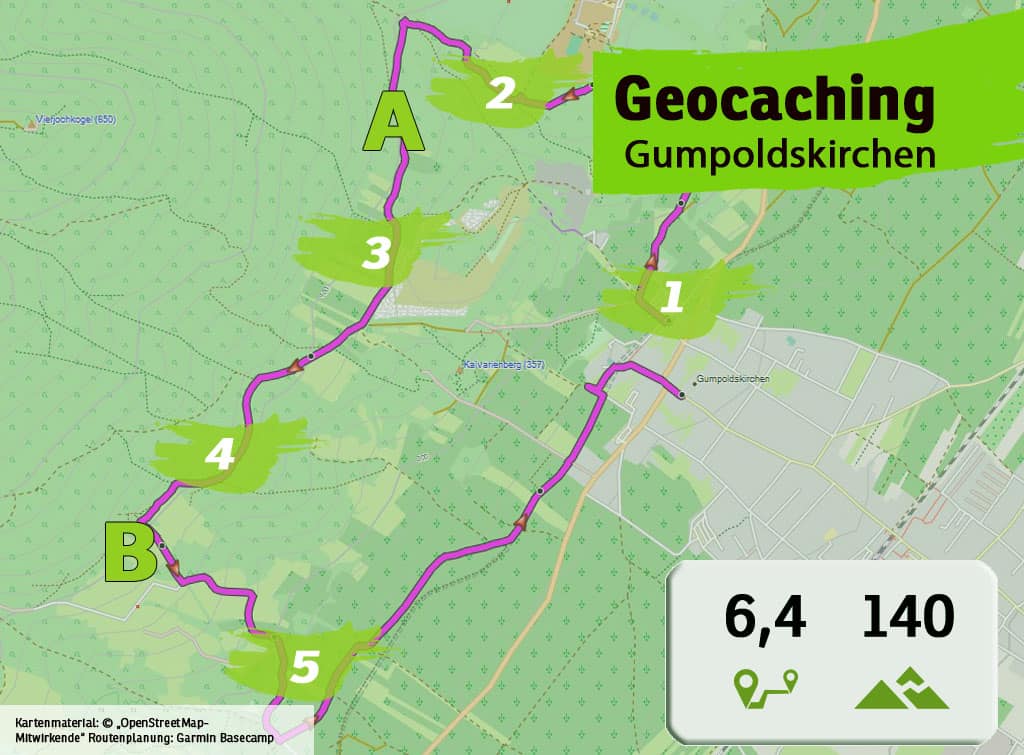 gumpoldskirchen niederoesterreich teamevent teambuilding betriebsausflug geocaching karte uebersicht