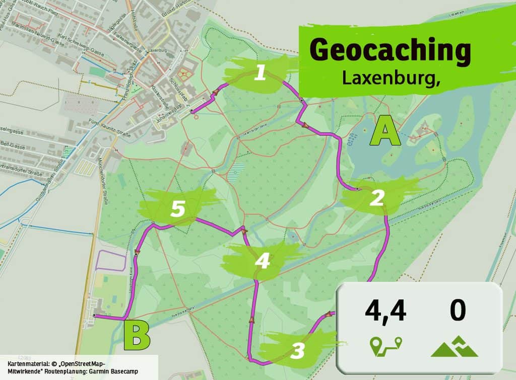 laxenburg teamevent teambuilding geocaching betriebsausflug karte uebersicht