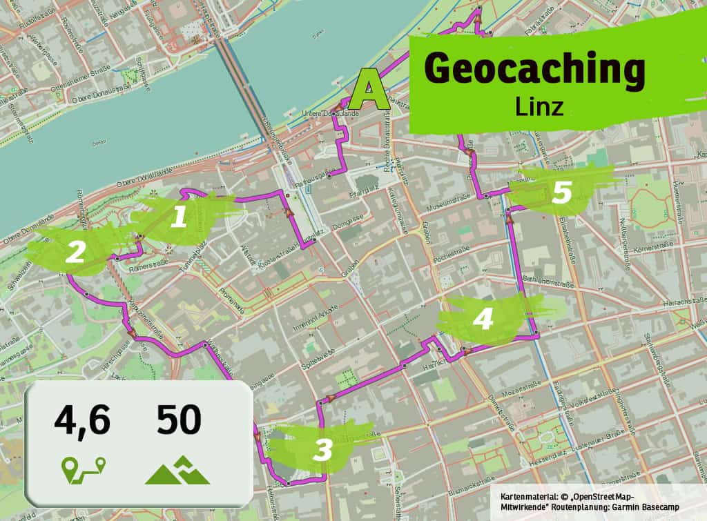 linz teamevent teambuilding betriebsausflug geocaching karte uebersicht linz teamevent teambuilding betriebsausflug geocaching karte uebersicht