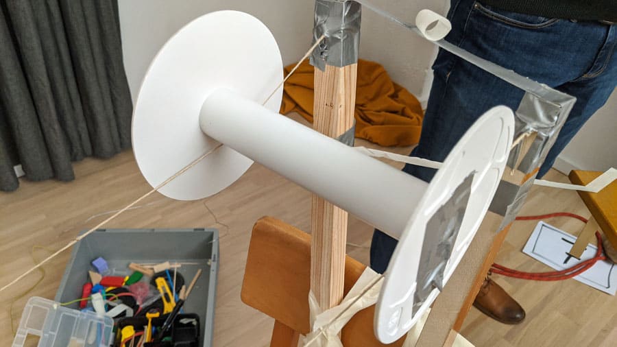 marble run materialbuffet spule kettenreaktion aufbau teamentwicklung