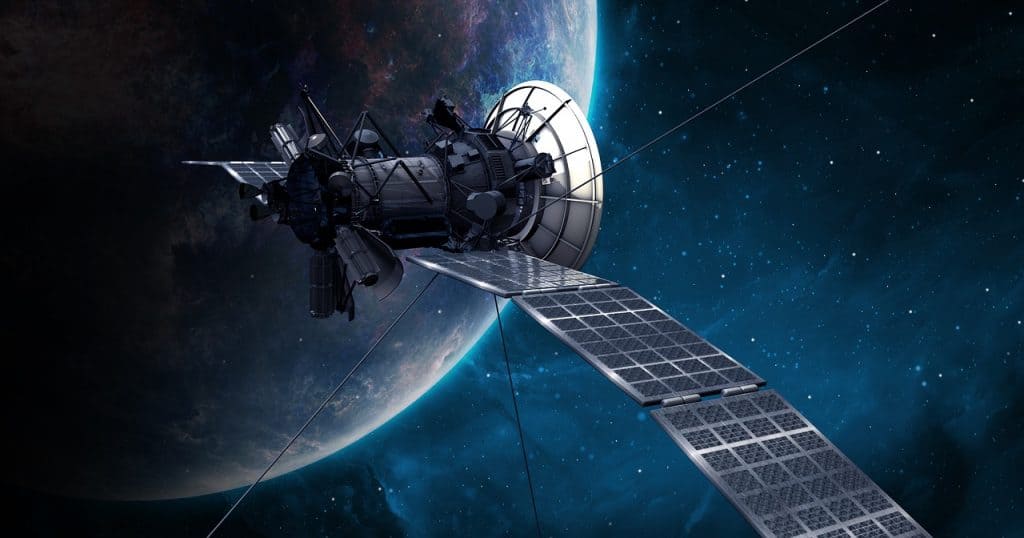 satellit weltraum gps erde